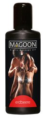 Массажное масло з запахом клубники MAGOON (50мл) фото 1