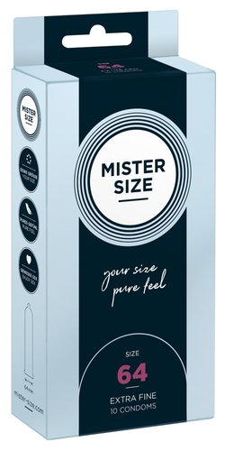 Презервативы MISTER SIZE (64 мм) 10шт фото 1