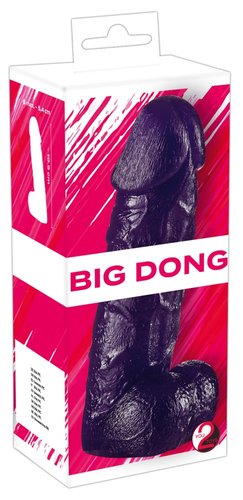Толстый фаллоимитатор с мошонкой BIG DONG фото 1