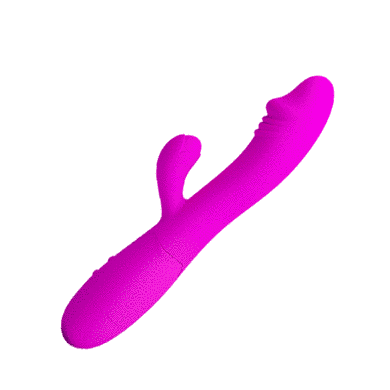 Вибратор с стимуляцией клитора SNAPPY розовый фото 4