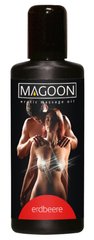 Масло для еротичного масажу MAGOON полуниця (100мл) фото 1