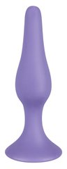 Анальная пробка фіолетова 11 см фото 1
