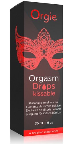 Краплі для клітора ORGASM DROPS KISSABLE  фото 1