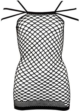 Прозрачное платье-сетка СОБЛАЗНИТЕЛЬНИЦА (черное) фото 6