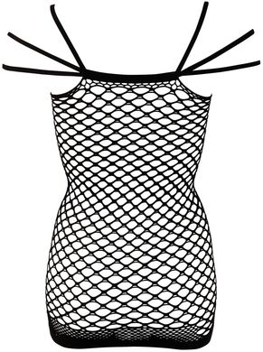 Прозрачное платье-сетка СОБЛАЗНИТЕЛЬНИЦА (черное) фото 5