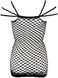Прозрачное платье-сетка СОБЛАЗНИТЕЛЬНИЦА (черное), S-L