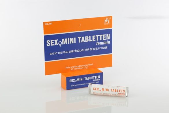 Таблетки для підвищення збудження у жінок SEX MINI (30шт.) фото 1