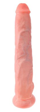 Фаллоимитатор на присоске с мошонкой King Cock (35,6 см) фото 4