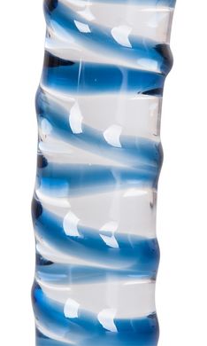 Стеклянный дилдо Синее Величие фото 3