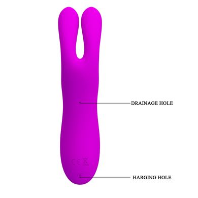 Вакуумний вібратор з вушками RALAP фіолетовий фото 11