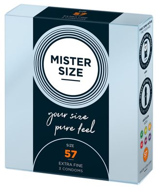 Презервативи MISTER SIZE (57 мм) 3шт фото 2