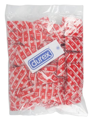 Упаковка червоних презервативів LONDON (100шт) фото 1