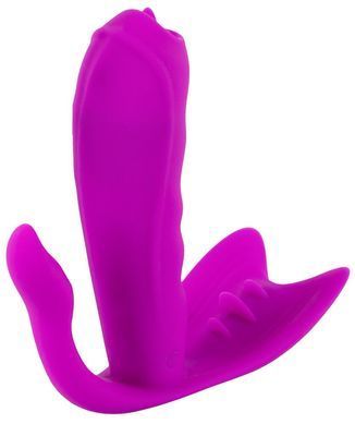 Вібратор з підігрівом у трусики LICKING на пульті фото 5