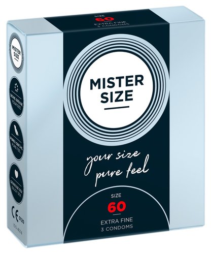 Презервативи MISTER SIZE (60 мм) 3шт фото 1