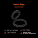 Двойное кольцо для пениса и яичек Men's Play