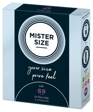 Презервативы MISTER SIZE (69 мм) 3шт фото 2
