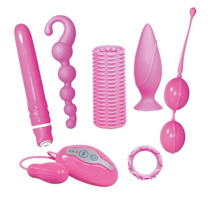 Набір рожевих секс іграшок фото 2