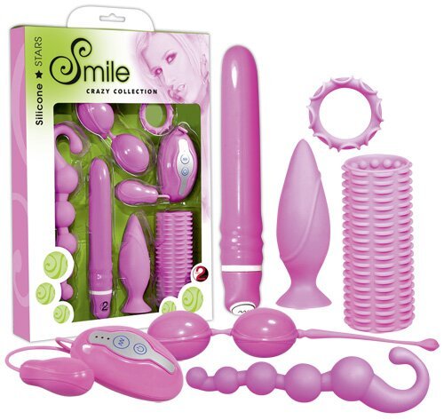 Набір рожевих секс іграшок фото 1