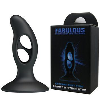 Силіконова анальна пробка FABULOUS (9,3см) фото 1