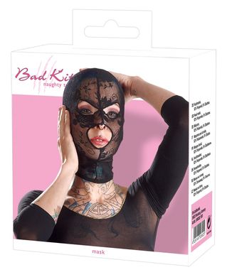 Суцільна ажурна маска для еротичних ігор фото 4