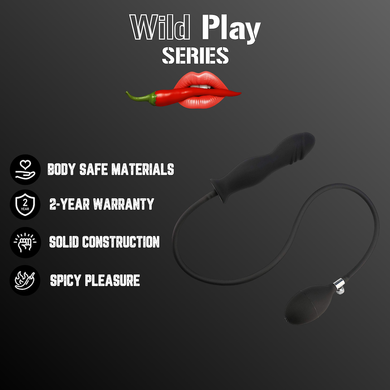 Надувна анальна пробка Wild Play фото 9