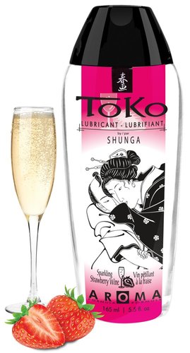 Лубрикант для секса Toko Aroma (суничне вино)    фото 1