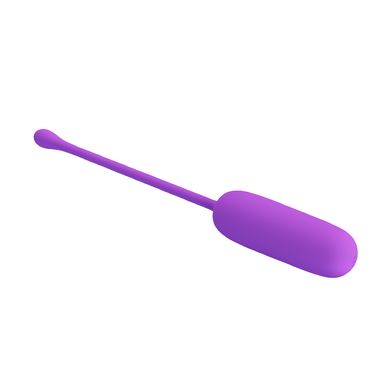 Виброяйцо со шнурочком JOYCE (фиолетовый) фото 3