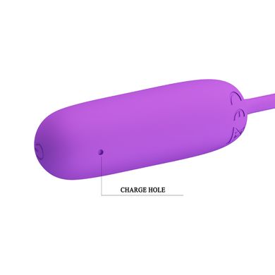 Виброяйцо со шнурочком JOYCE (фиолетовый) фото 7