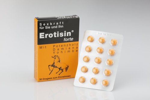 Таблетки для збудження обох партнерів EROTISIN forte (30шт.) фото 1